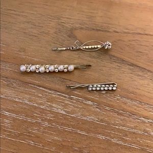 Silver Hair Pins